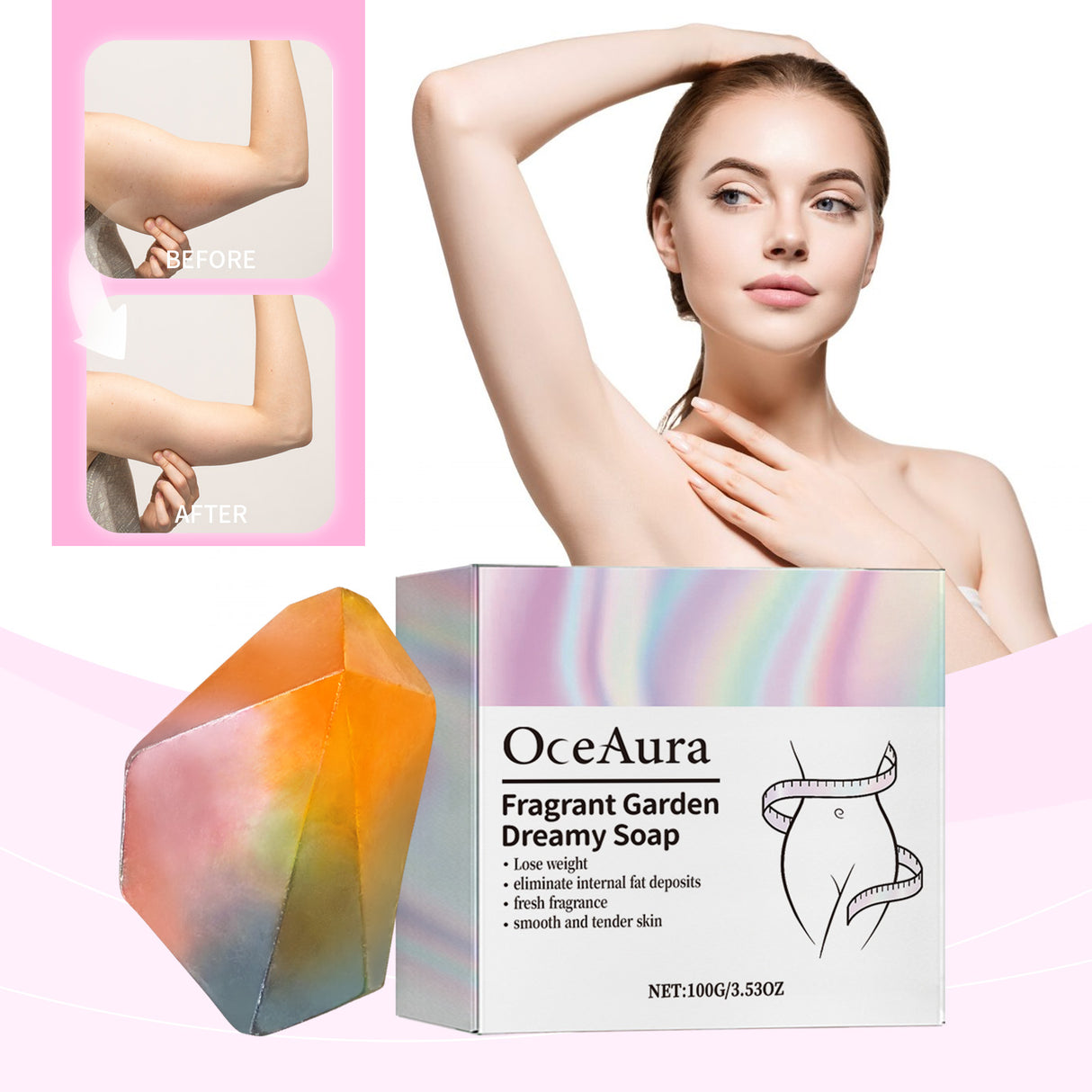 Oceaura Slimming Soap, Wash Your Face And Bathe Your Whole Body Soap Clean And Gently Moisturize Your Skin Care Long Lasting Fragrant Bath Soap - V.I.P Digital Presence