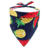 Pet Accessories Summer Pet Drool Towel Fruit Style Pet Scarf Pure Cotton Dog Triangle Scarf - V.I.P Digital Presence