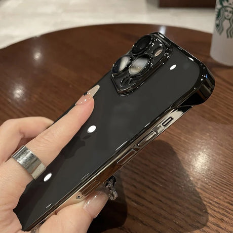 Suitable for iPhone 16 phone case ultra-thin electroplated frameless Apple 15 Promax protective case 14 transparent new model - V.I.P Digital Presence