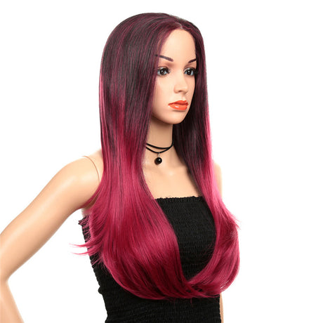 European and American Wigs with Long Curls and Synthetic Fiber Front Lace Wigs, Lace Front Wig, Mixed Color Headsets - V.I.P Digital Presence