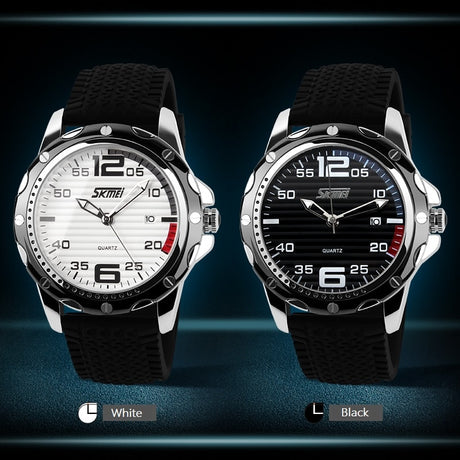 SKMEI 0992 Famous Brand  Sport Jelly Quartz Men Casual Watch Calendar Date Work For Luxury Brand Men Dress Wristwatch 30M Waterproof - V.I.P Digital Presence