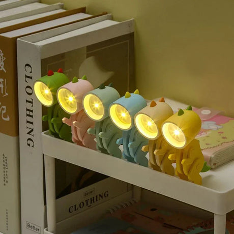 Mini Dinosaur Night Light Battery Magnetic Folding Nights Lamp Bedroom Bedside Table Ornaments Children's Toys LED Night Lights - V.I.P Digital Presence