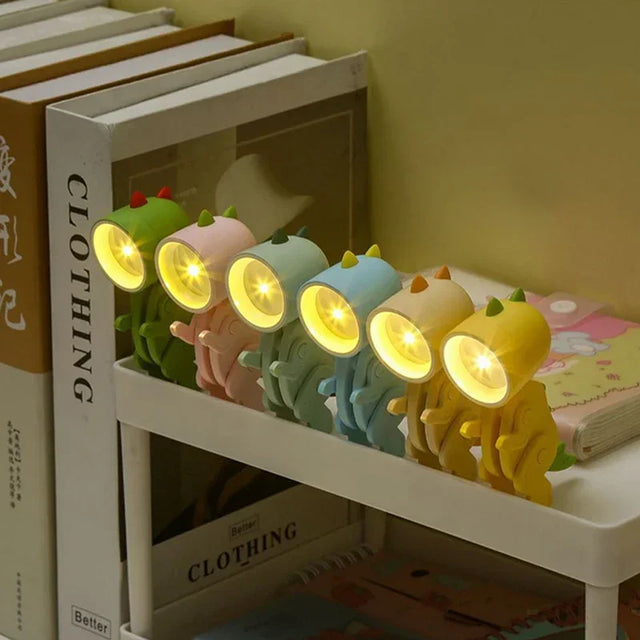 Mini Dinosaur Night Light Battery Magnetic Folding Nights Lamp Bedroom Bedside Table Ornaments Children's Toys LED Night Lights - V.I.P Digital Presence