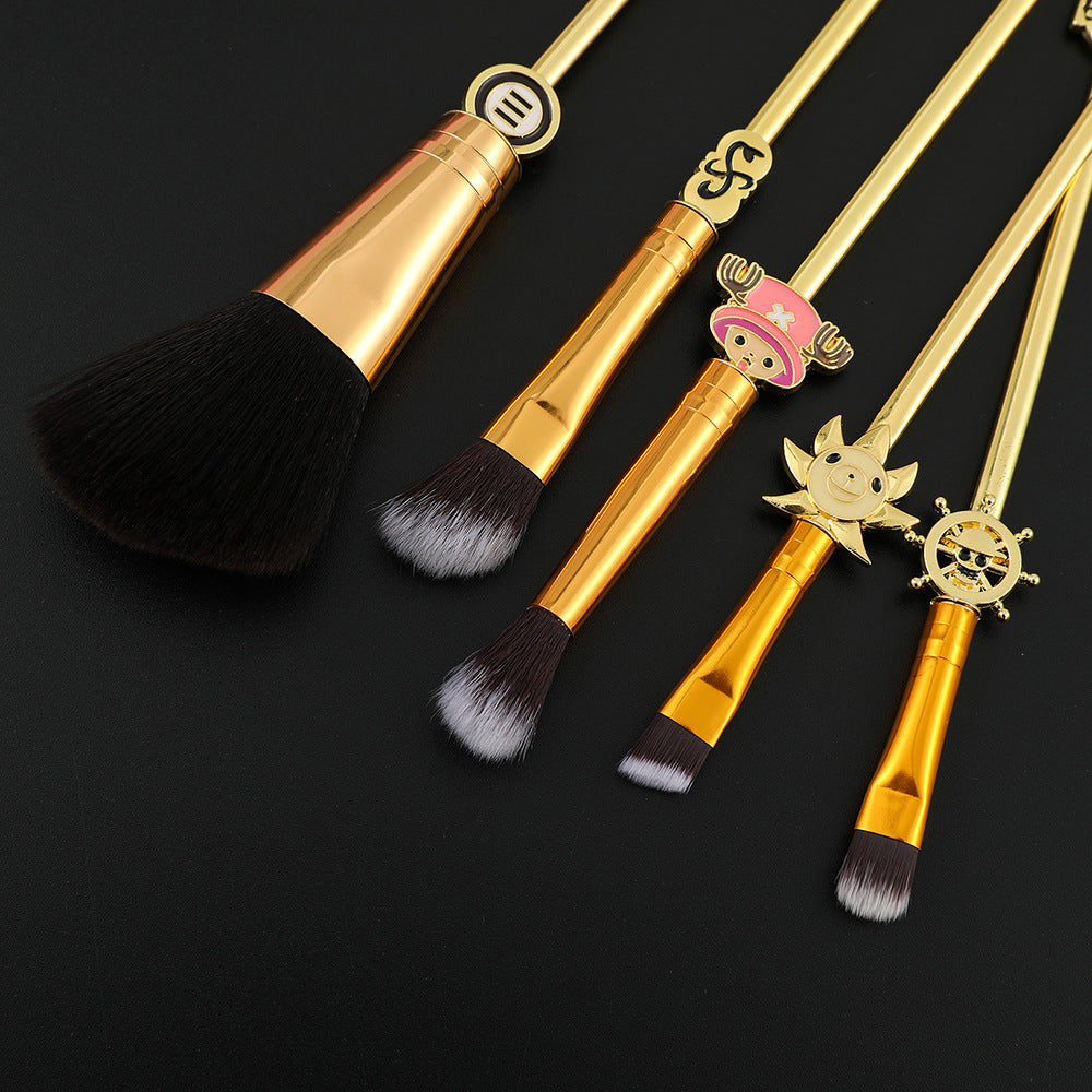 One Piece Anime Surrounding Luffy Chopper Skull Cool Loose Powder Brush Eye Shadow Brush Makeup Brush Tool Set - V.I.P Digital Presence