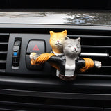 Resin couple cat and beast car aromatherapy clip car decoration aromatherapy clip ornaments - V.I.P Digital Presence