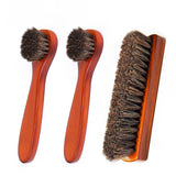 Wood Horsehair Shoe Brush Large Leather Shoe Brush Set Horsehair Shoe Brush Set - V.I.P Digital Presence