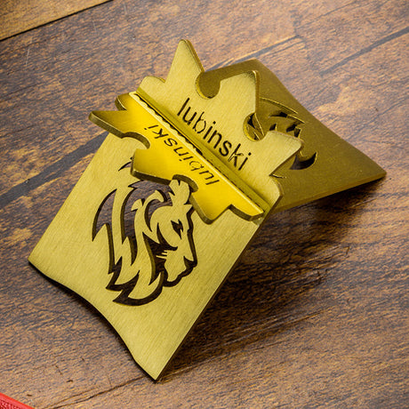 Cigar holder portable metal brass electroplated carbon fiber display cigar holder - V.I.P Digital Presence