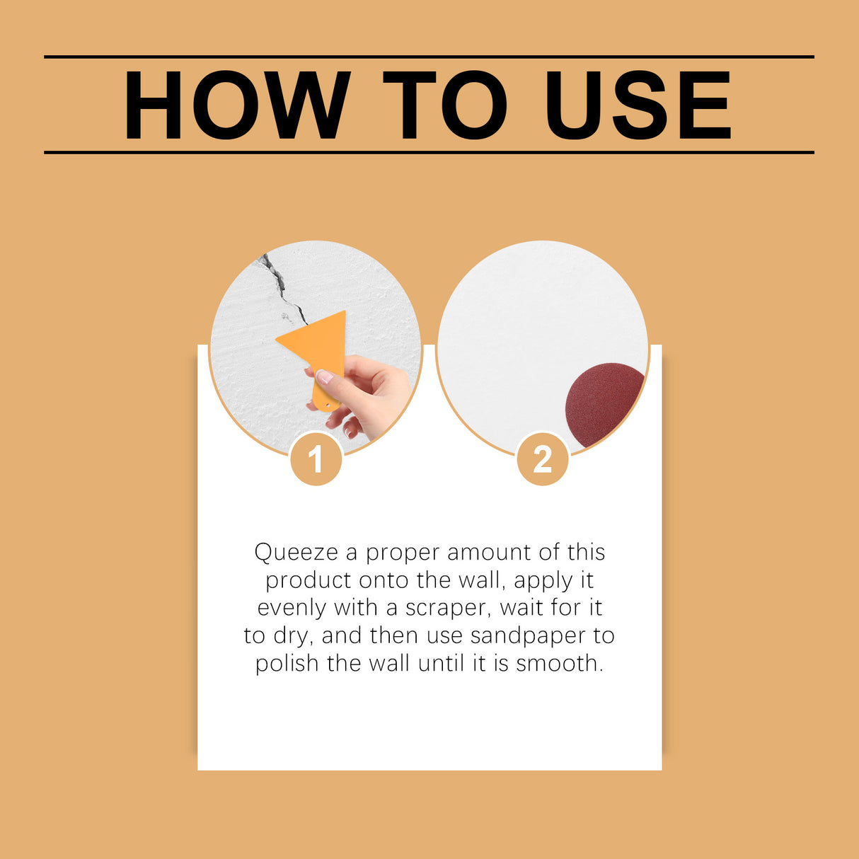 Wall Repair Kit Skinning Damaged Wall Holes Apply Refurbished Cover Waterproof Wall Repair Cream - V.I.P Digital Presence