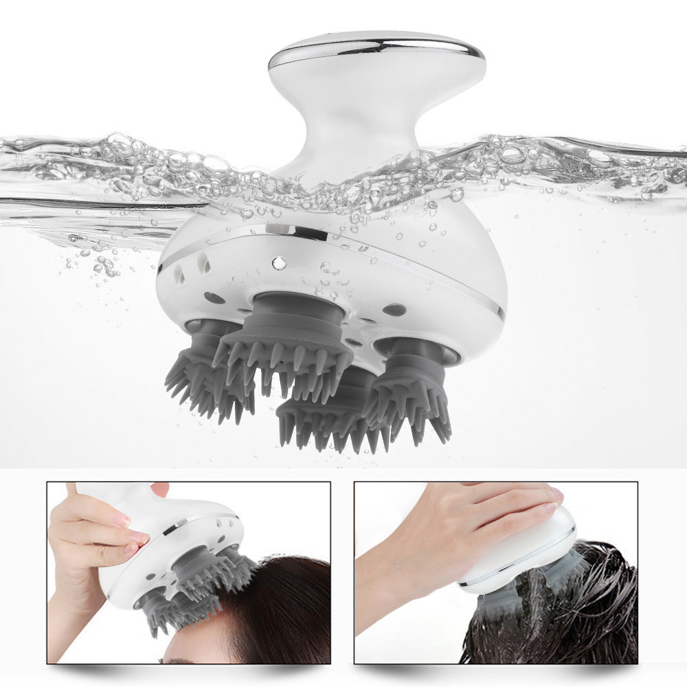 Head Massager 4-Claw Kneading Vibration Rechargeable Waterproof Head Massager Multi-Function - V.I.P Digital Presence