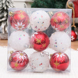 Christmas hanging ball Christmas tree decoration snowflakes five-star Christmas ball accessories combination - V.I.P Digital Presence