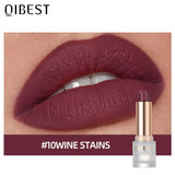 QIBEST Lipstick Velvet Matte Lipstick Not Easy To Fade Easy To Color Matte Lipstick - V.I.P Digital Presence