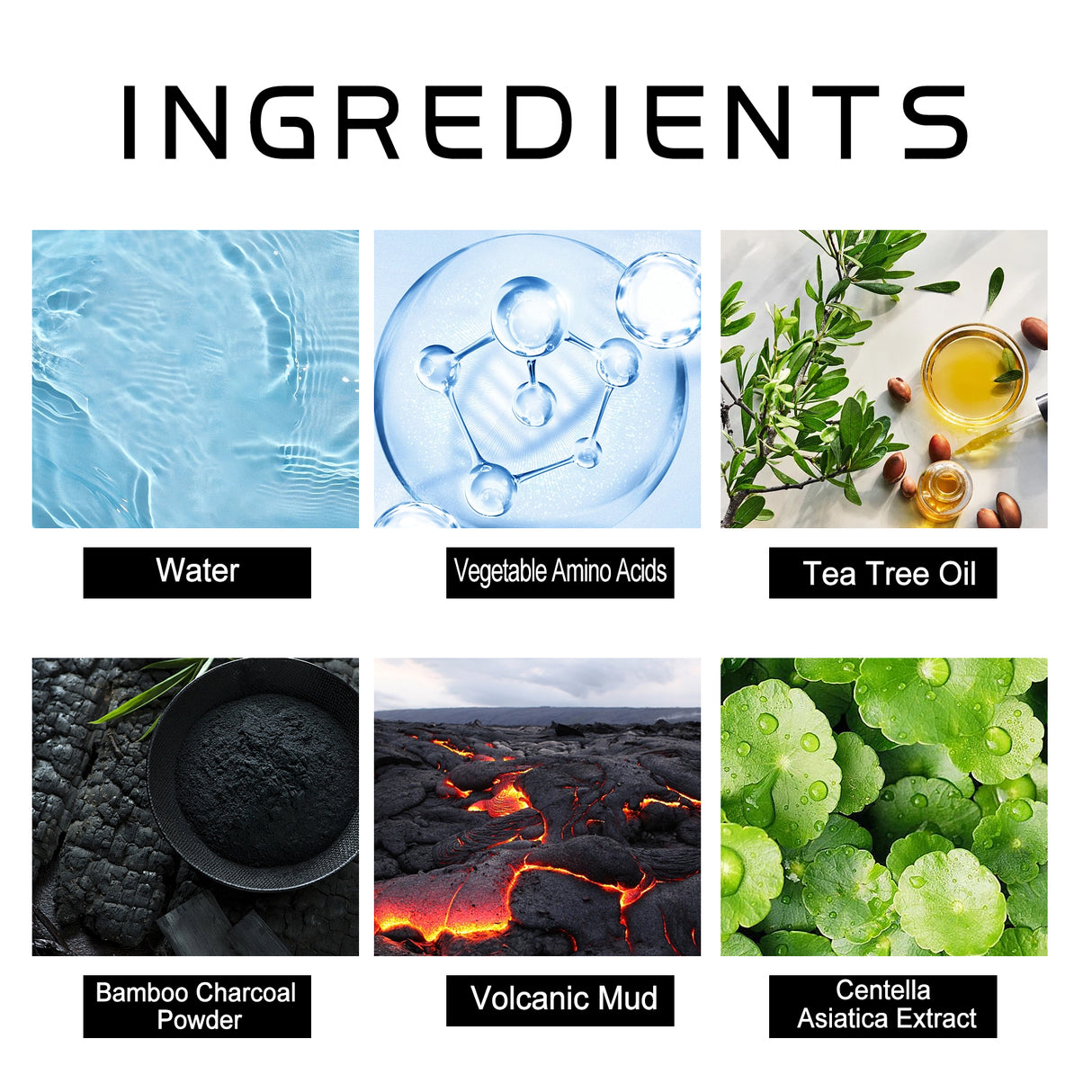 Men's Amino Acid Oil Control Face Wash, Deep Clean Acne Print Delicate Pores Whitening Brightening Skin - V.I.P Digital Presence