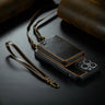For iPhone14pro Plug-In Card 13pro Wallet Mobile Phone Case Samsung S22U Diagonal Straddle Mobile Phone Case