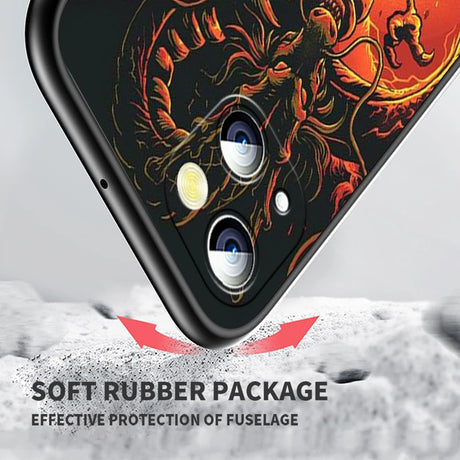 Japanese Art D-Dragon Ball Z For Apple iPhone 15 14 13 12 Pro Max Mini 11 Pro XS Max X XR 6 7 8 Plus SE 2020 Black Phone Case - V.I.P Digital Presence