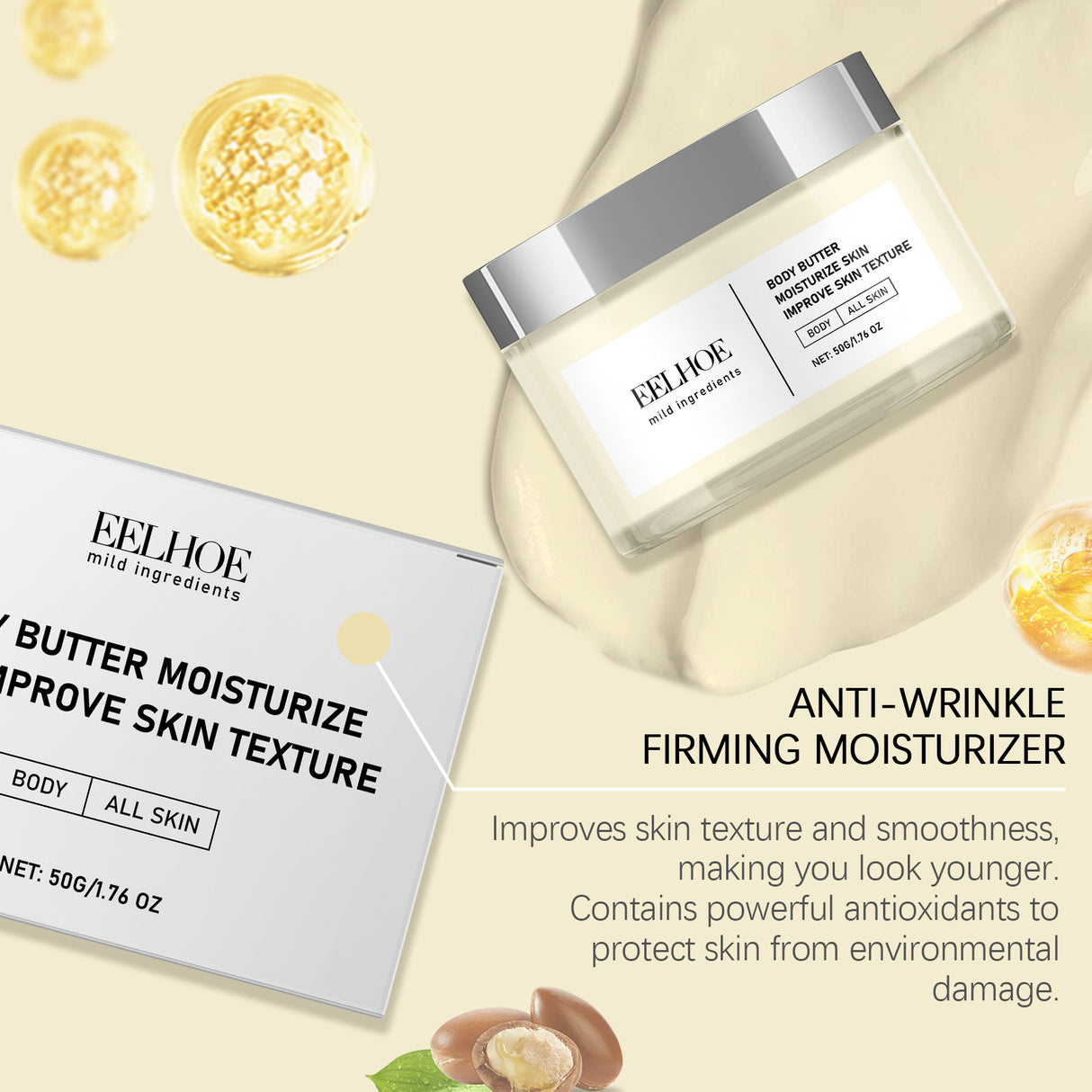 Body Moisturizer Hydrates Body Care Moisturizes Tender Skin And Enhances Skin Shine