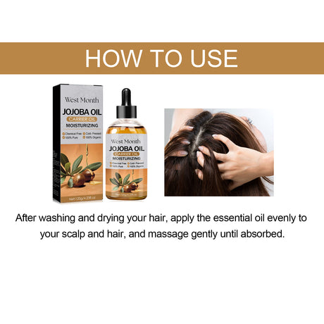 Jojoba Oil Hair Conditioner, Solid Hair, Tight Hair, Prevent Loss, Repair Dry Hair And Smooth Hair Care Oil - V.I.P Digital Presence