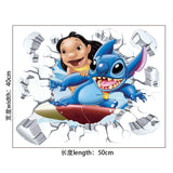 StarCraft Baby Stitch Wall Sticker Self Adhesive Picture Back Adhesive Cartoon Sticker Bedroom Dormitory Bedhead Wall Wallpaper - V.I.P Digital Presence