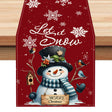 Christmas snowman linen table flag living room dining table decoration tablecloth Christmas restaurant tablecloth coffee table cloth - V.I.P Digital Presence