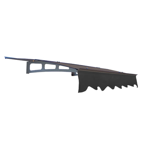 DA5934W Series Door Window Awning Canopy Made of 0.137 Inch Thick Crystal Solid Polycarbonate Sheet in size of 59" Wide x 34" - V.I.P Digital Presence
