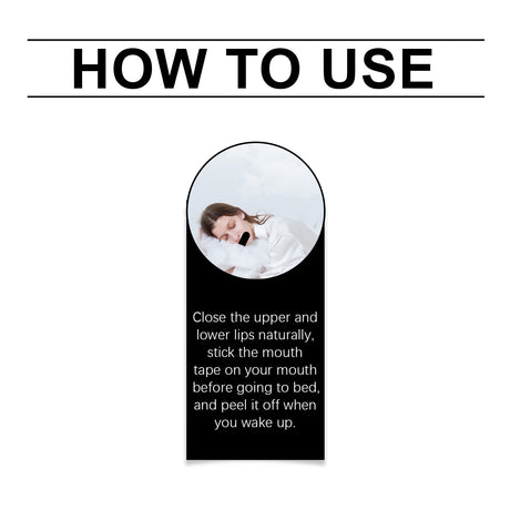 Anti-Snoring Tape Stop Snoring Sleep Tape Pamper Sleep Comfort Breathable Mouth Tape - V.I.P Digital Presence