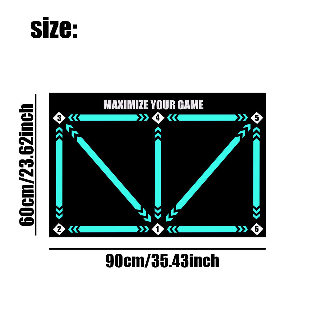 Ball Sensation Training Football Training Mat Anti slip and Wear resistant Rubber Mat Skills Enhancement Indoor Practice Mat - V.I.P Digital Presence