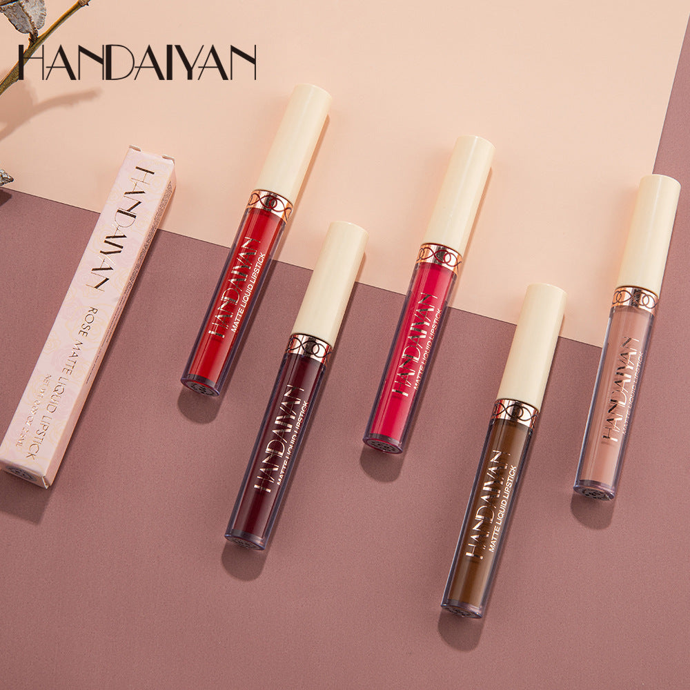 HANDAIYAN Popular Matte Matte Velvet 12 Colors Lip Gloss Liquid Lipstick Lip Glaze - V.I.P Digital Presence