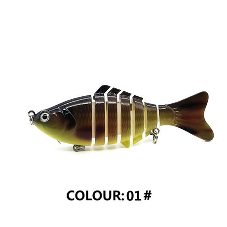 Multi Jointed Fishing Lure Sinking Artificial Wobbler Bait Hard Bait Swimbait 10cm/15.7g Fishing Tackle 7 Sections Crankbait - V.I.P Digital Presence
