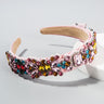 Summer New Fashion Headband Ladies Baroque Retro Headband Set With Colorful Rhinestones Full Diamond Hair Accessories - V.I.P Digital Presence