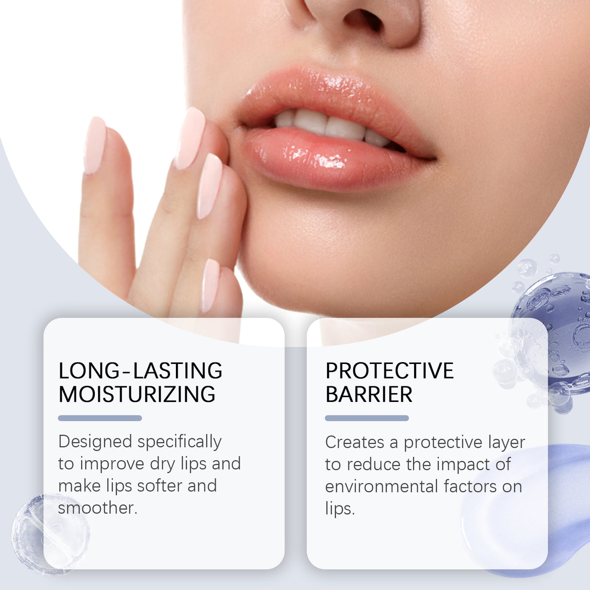Moisturizing Lip Mask, Clean Dead Skin Lip Lines Repair Lip Moistening Daily Care Nourishes Lips