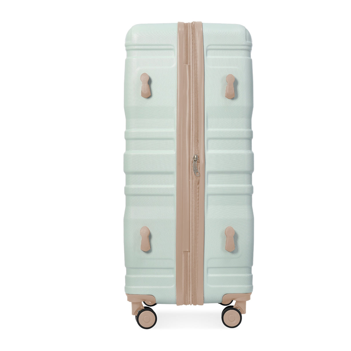 Luggage Sets New Model Expandable ABS Hardshell 3pcs Clearance Luggage (grey green)
