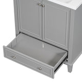 30 inch bathroom vanity no sink  base only gray - V.I.P Digital Presence