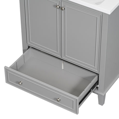 30 inch bathroom vanity no sink  base only gray - V.I.P Digital Presence