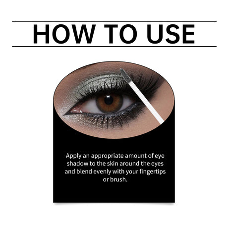 Glitter Eyeshadow Natural Color Top Up Everyday Makeup Easy Color Eye Shadow Lasting Shine - V.I.P Digital Presence