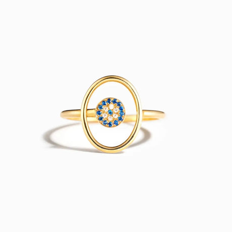 925 Sterling Silver Evil Eye Ring - V.I.P Digital Presence
