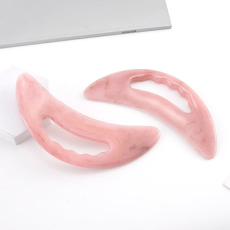 Large curved blade scraping board, resin honey wax scraping board, lazy person scraping neck and waist massager scraping piece massage board - V.I.P Digital Presence