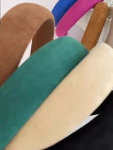 Candy colored velvet with wide edge sponge headband flocking - V.I.P Digital Presence