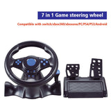 Suitable for Switch/Xbox One/360/PS4/PS2/PS3/PC racing games 7-in-1 steering wheel - V.I.P Digital Presence