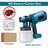 1000ML Electric Spray Gun High Power Cordless Paint Sprayer HVLP Auto Furniture Steel Coating Airbrush For Makita 21V Battery - V.I.P Digital Presence