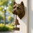Dog welcome chime, vintage Bulldog Dobermann chime, metal merchant chime – wall decor for home/office entrance. - V.I.P Digital Presence
