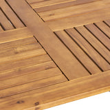 Acacia Wood 70" Dining Table - V.I.P Digital Presence