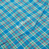 Plaid Long Sleeve Shirt Men's Spring Autumn Japanese Style Versatile Loose Casual Spliced Frayed Plaid Dress Shirt - V.I.P Digital Presence