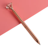 21Color Kawaii Ballpoint Pen Big Gem Metal Ball Pen With Large Diamond Blue And Black Magical Pen Fashion School Office Supplies - V.I.P Digital Presence