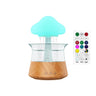 New Designed Cool Mist Essential Oil 7 Colors LED Night Light Wood Grain Cloud Rain Water Air Humidifier - V.I.P Digital Presence