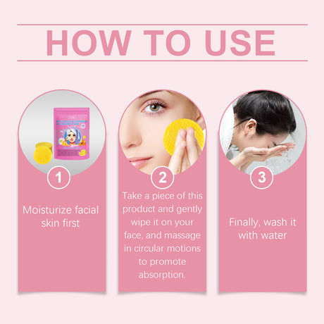 Turmeric Acid Cleansing Pad Gentle Exfoliating Deep Clean Non-Tight Improving Skin Cleansing Pad - V.I.P Digital Presence