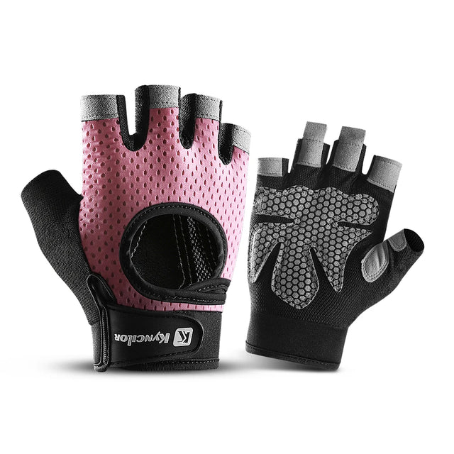 Outdoor sports fitness gloves anti slip and wear-resistant silicone half finger exposed riding gloves - V.I.P Digital Presence