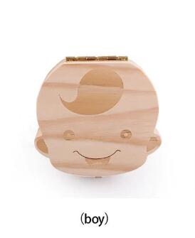 Wooden baby milk teeth box - V.I.P Digital Presence