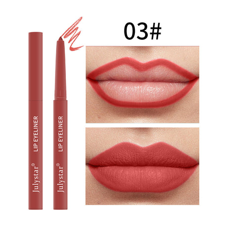 Waterproof Lipstick Lips Pink Matte Solid Lipliner - V.I.P Digital Presence