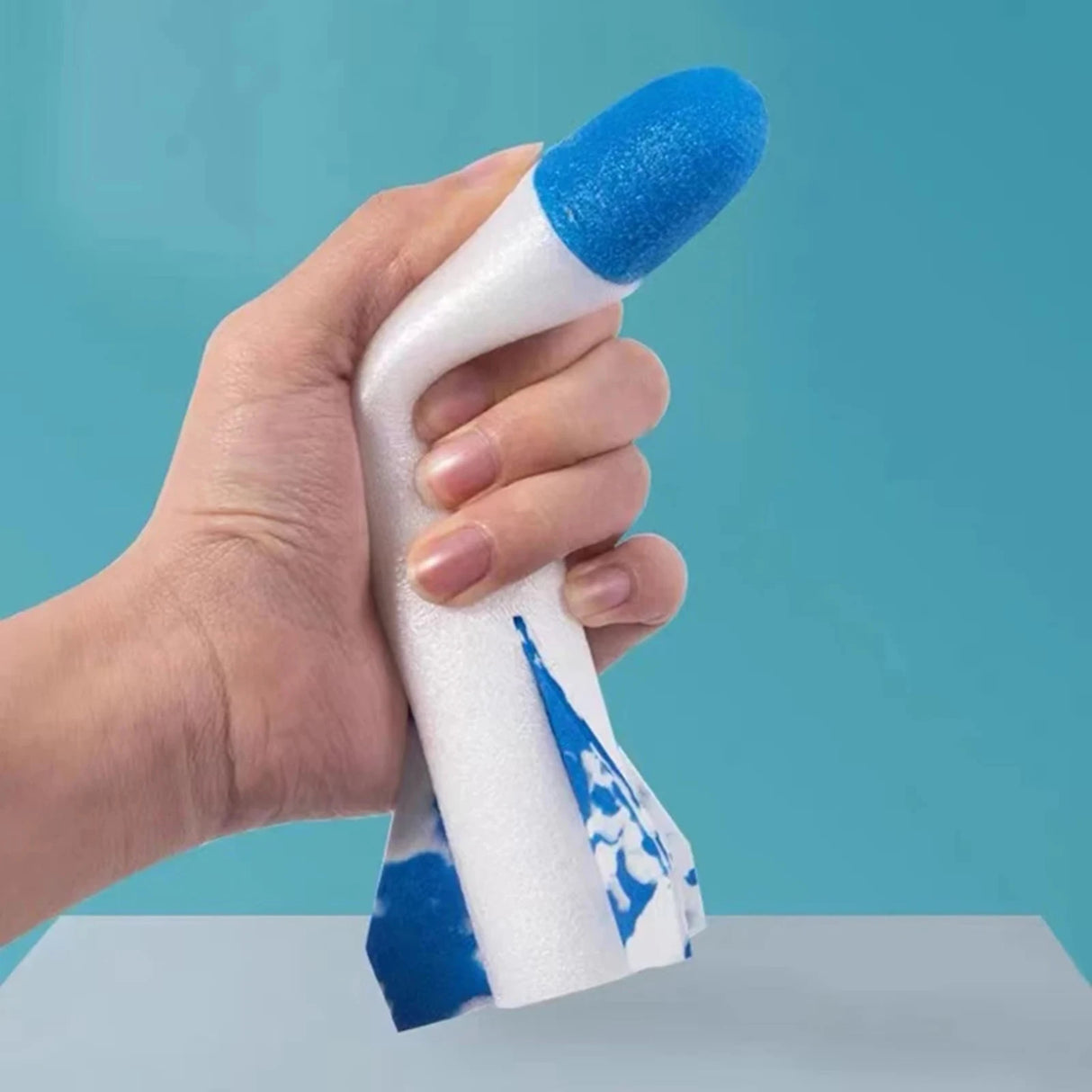Lanzacohetes de plástico para niños, juguete educativo de ciencia al aire libre, con aire a presión, multijugador, regalo, 3 cohetes