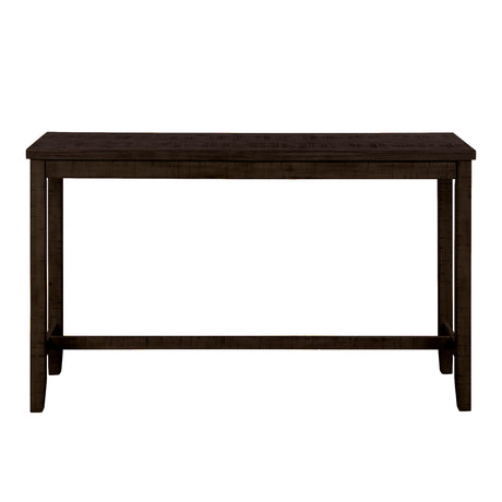 TOPMAX 4 Pieces Counter Height Table with Fabric Padded Stools, Rustic Bar Dining Set with Socket, Brown - V.I.P Digital Presence