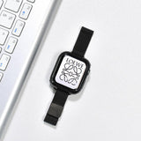 Apple Watch S7/S8 Thin Milanese Loop Strap for iWatch Series 9 - V.I.P Digital Presence